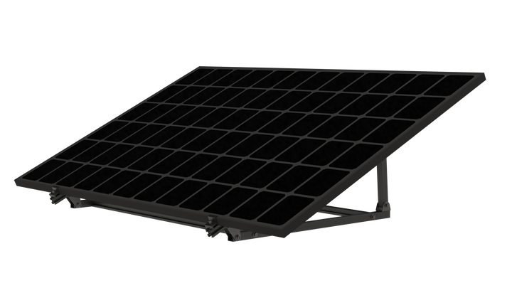 LAUXX Energy BLK-Halt-KS1B Universalhalterung | Balkon & Boden | 30°–43° | Silber