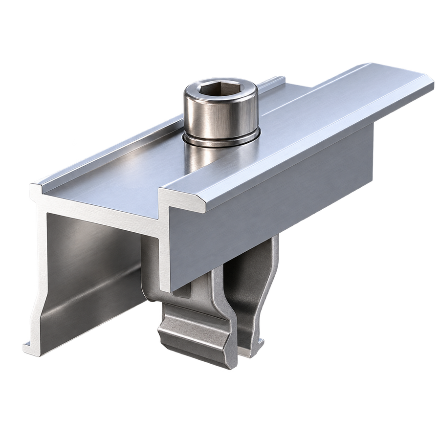 LAUXX Energy Mon-Fla-S4 Flachdach-Montagesystem | Set für 4 PV-Module