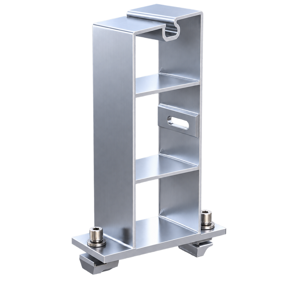 LAUXX Energy Mon-Fla-S4 Flachdach-Montagesystem | Set für 4 PV-Module