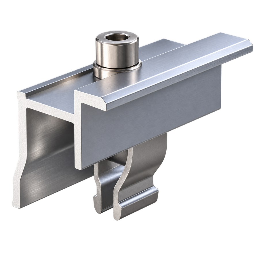 LAUXX Energy Mon-Fla-S4 Flachdach-Montagesystem | Set für 4 PV-Module