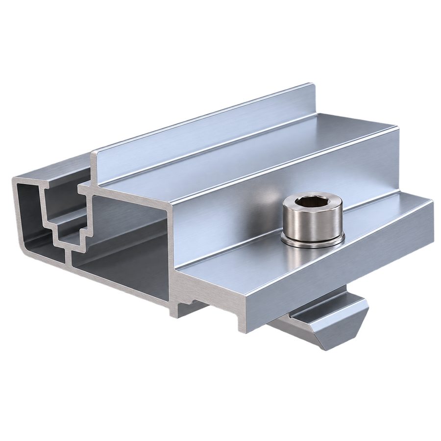 LAUXX Energy Mon-Fla-S4 Flachdach-Montagesystem | Set für 4 PV-Module