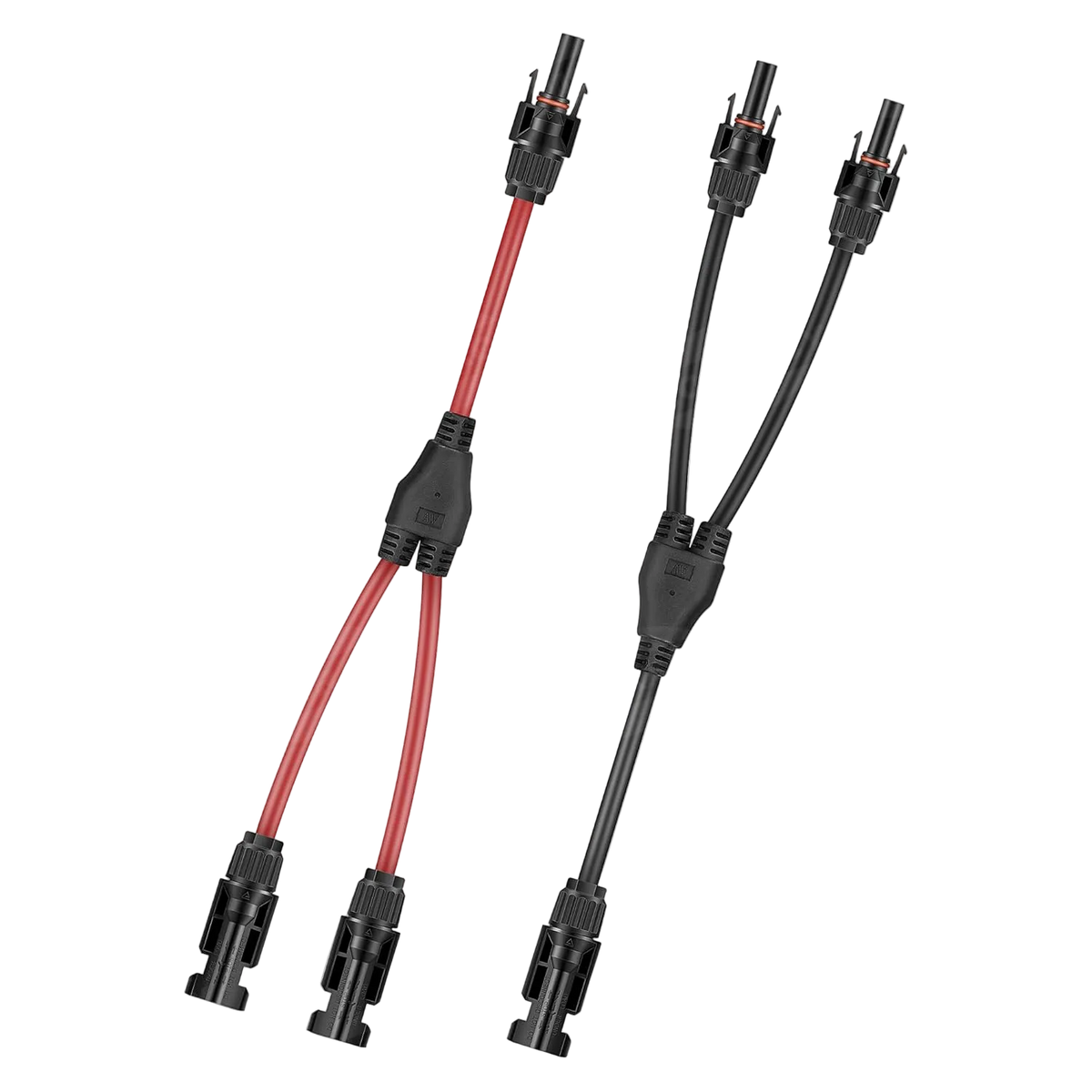 Solarkabel Y-Form Verteiler mit MC4-Steckern, 4 mm², 1 Paar